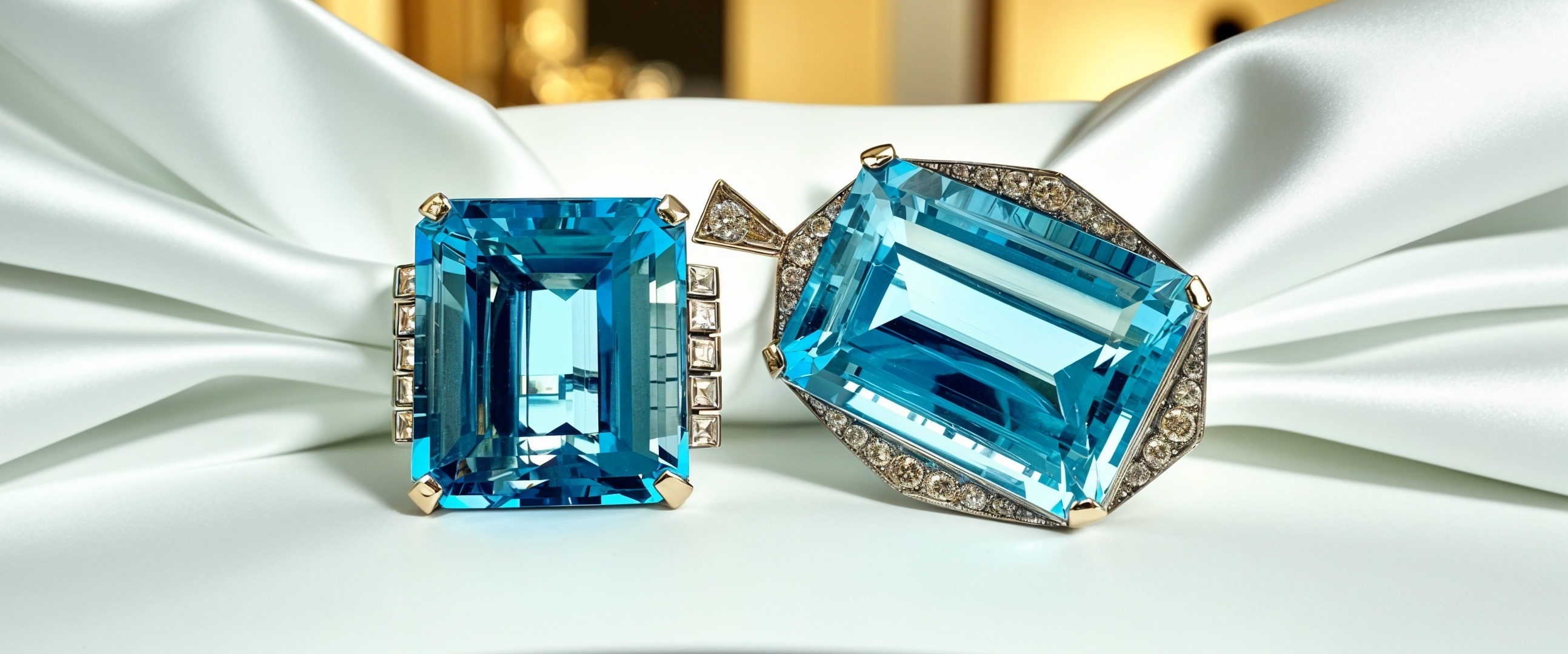 Investiční šperky s vynikajícími akvamaríny